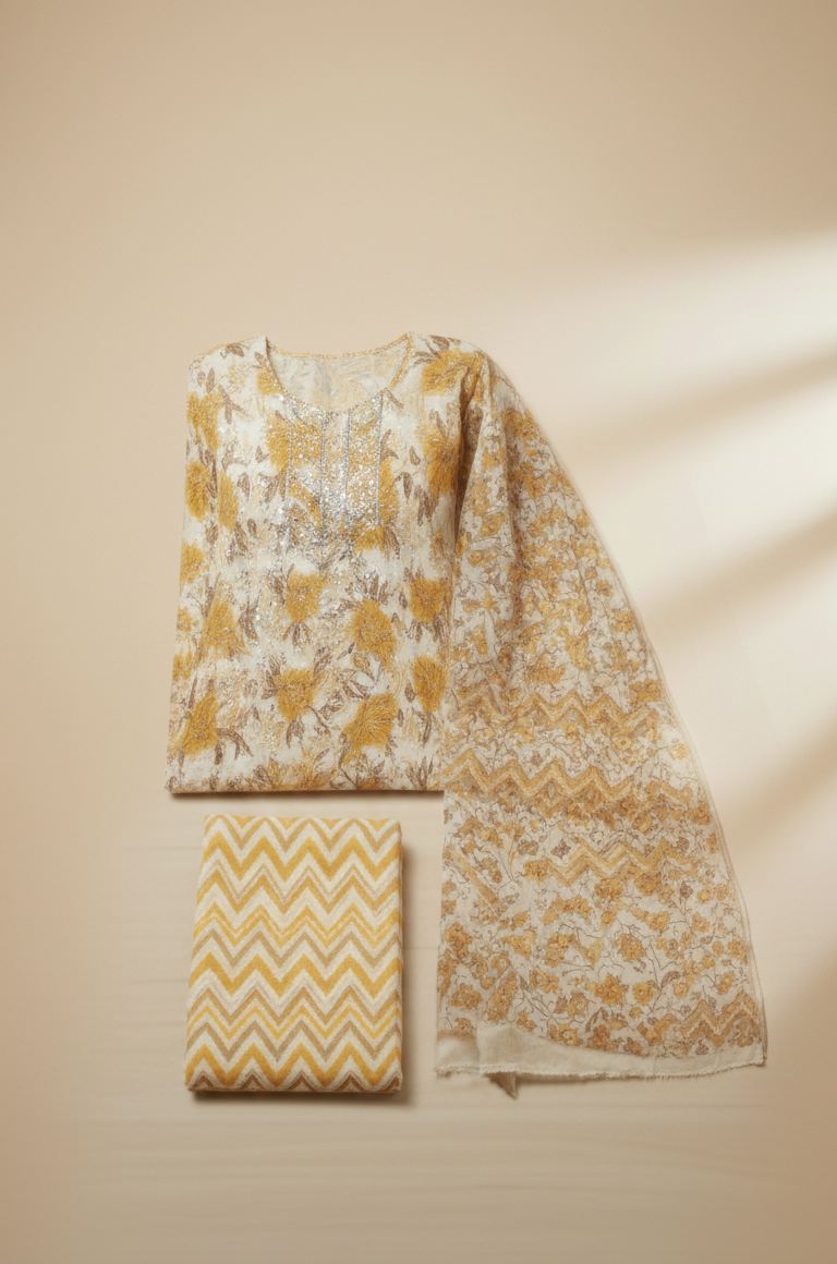 Women Floral Printed Cotton Kurti – Elegant Ethnic Wear