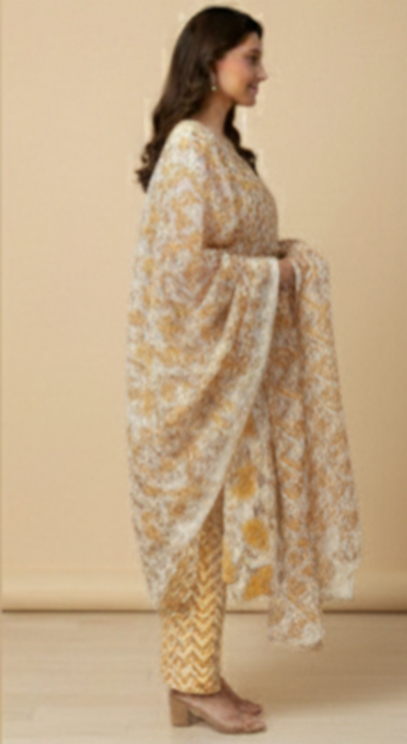 Women Floral Printed Cotton Kurti – Elegant Ethnic Wear